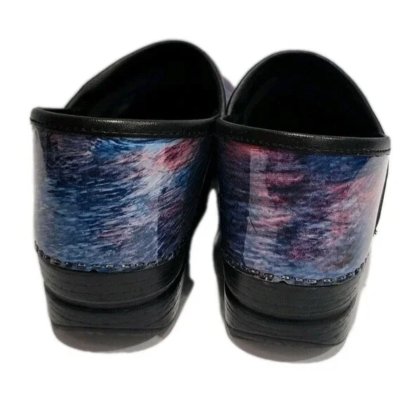 Dansko Size 40 Professional Clogs Nursing Medical Cotton Candy Patent Leather - Picture 2 of 7